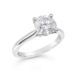 Platinum and diamond (3ct) ring