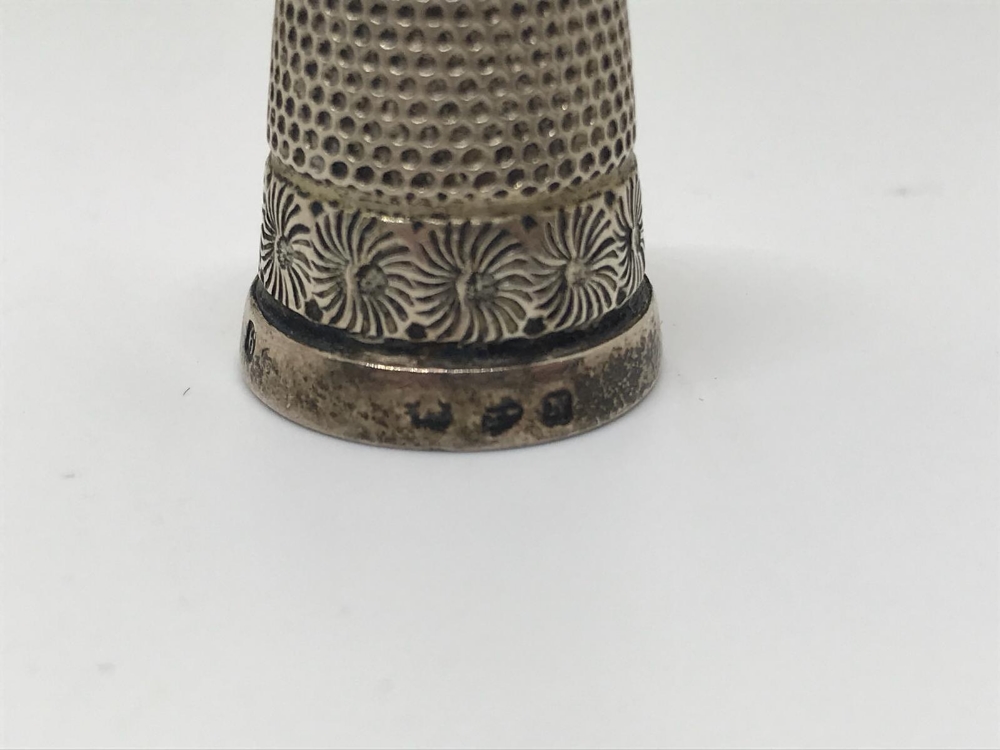 Silver thimble