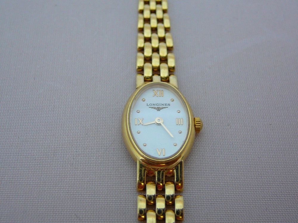 Ladies 18ct gold Longines wristwatch - Image 4 of 6