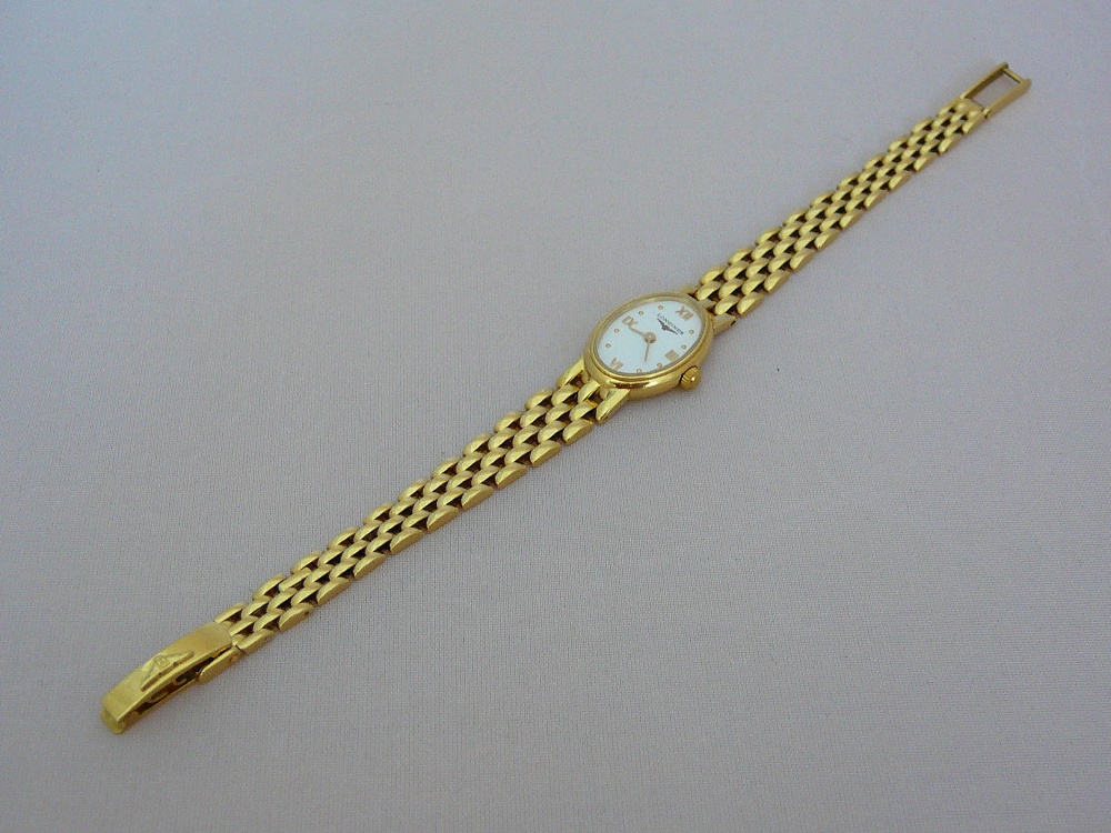 Ladies 18ct gold Longines wristwatch - Image 2 of 6