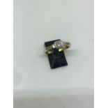 18ct gold and diamond ring