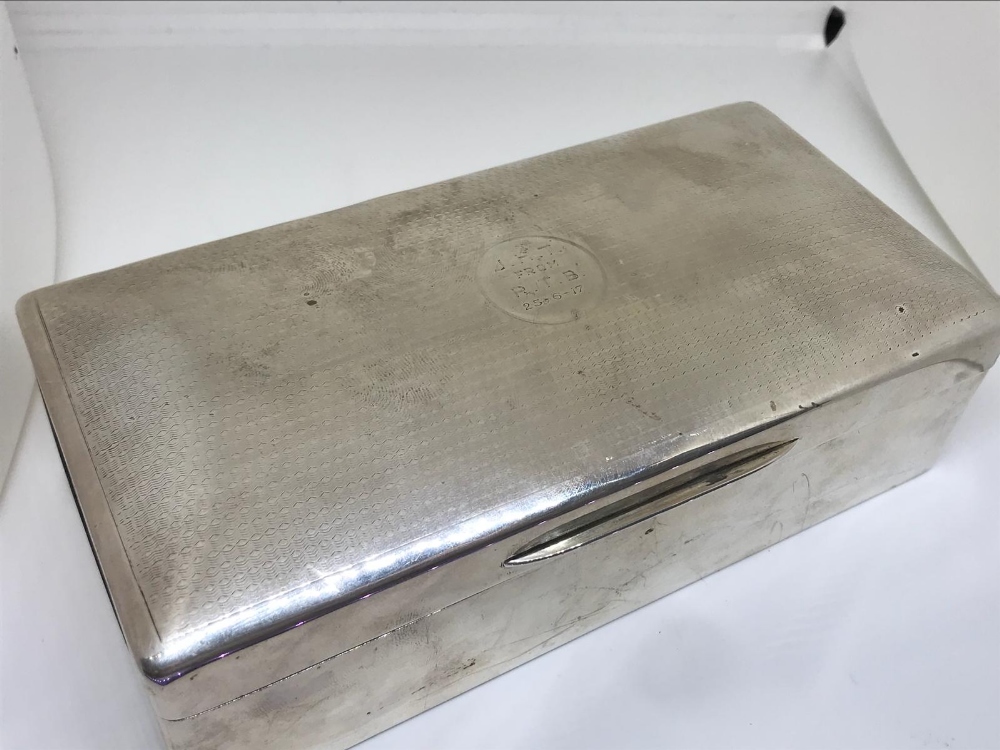 Silver desk box