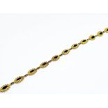 18ct gold sapphire bracelet