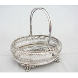 Silver plated basket