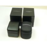 4 x Emporio Armani watch boxes