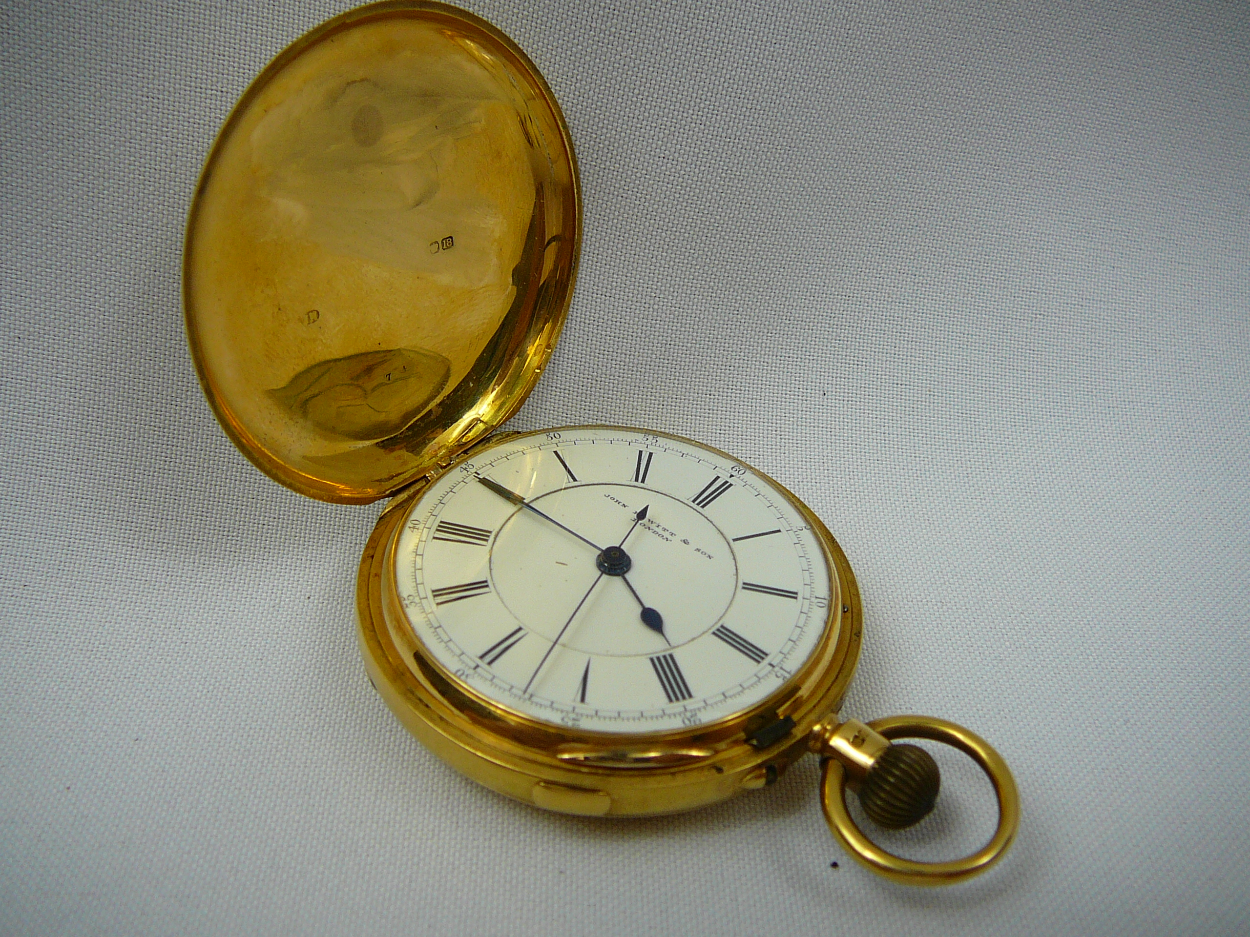 Gents 18ct Hunter pocket watch