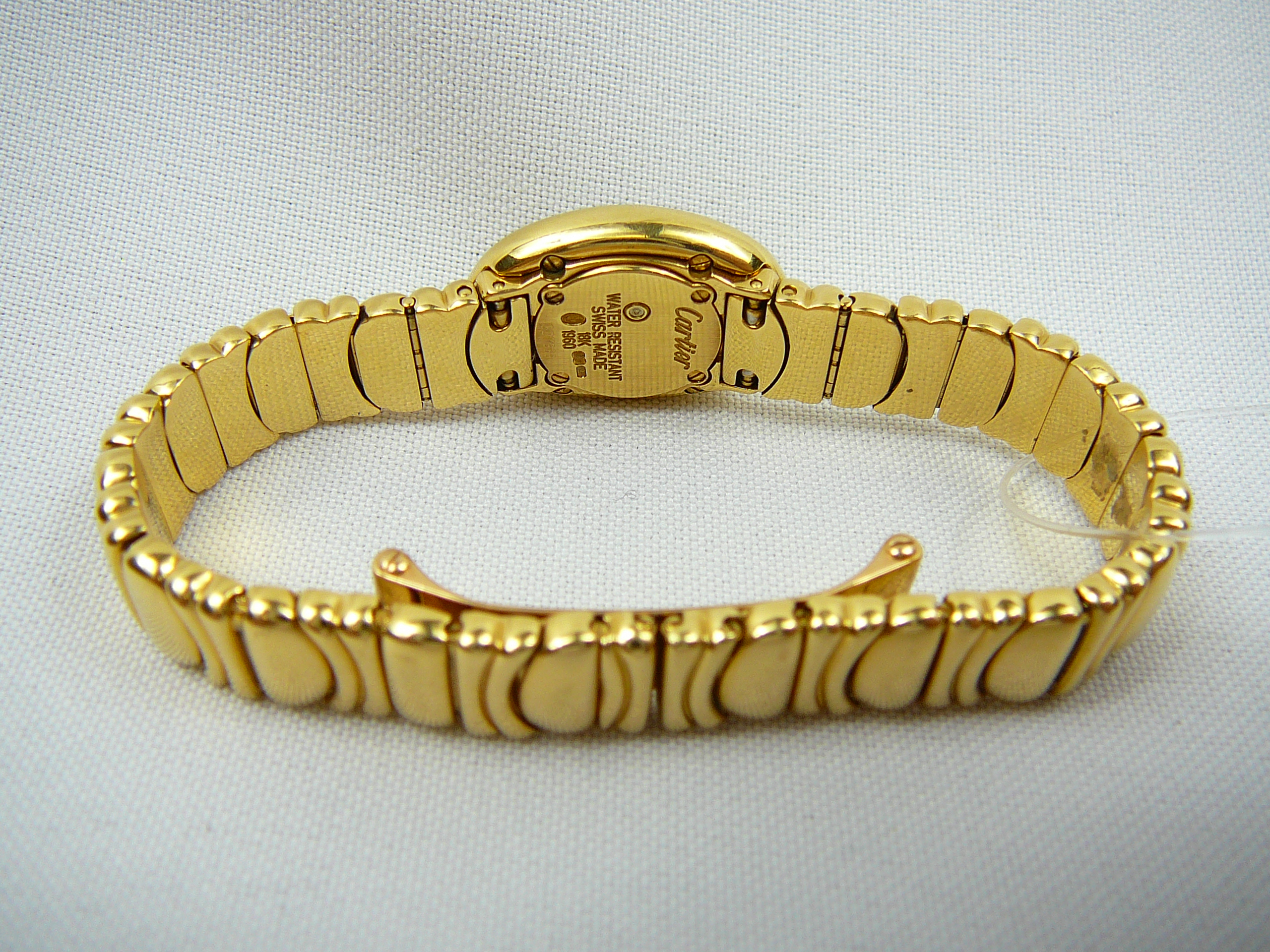 Ladies 18ct gold Cartier wrist watch - Image 4 of 5