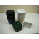 6 x Seiko watch boxes