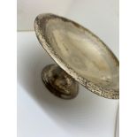 Silver pedestal tazza