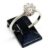 18ct white gold diamond ring