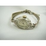 Ladies vintage cocktail wrist watch