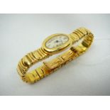Ladies 18ct gold Cartier wrist watch