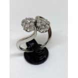 18ct white gold diaamond ring