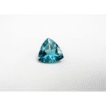 Unmounted blue topaz