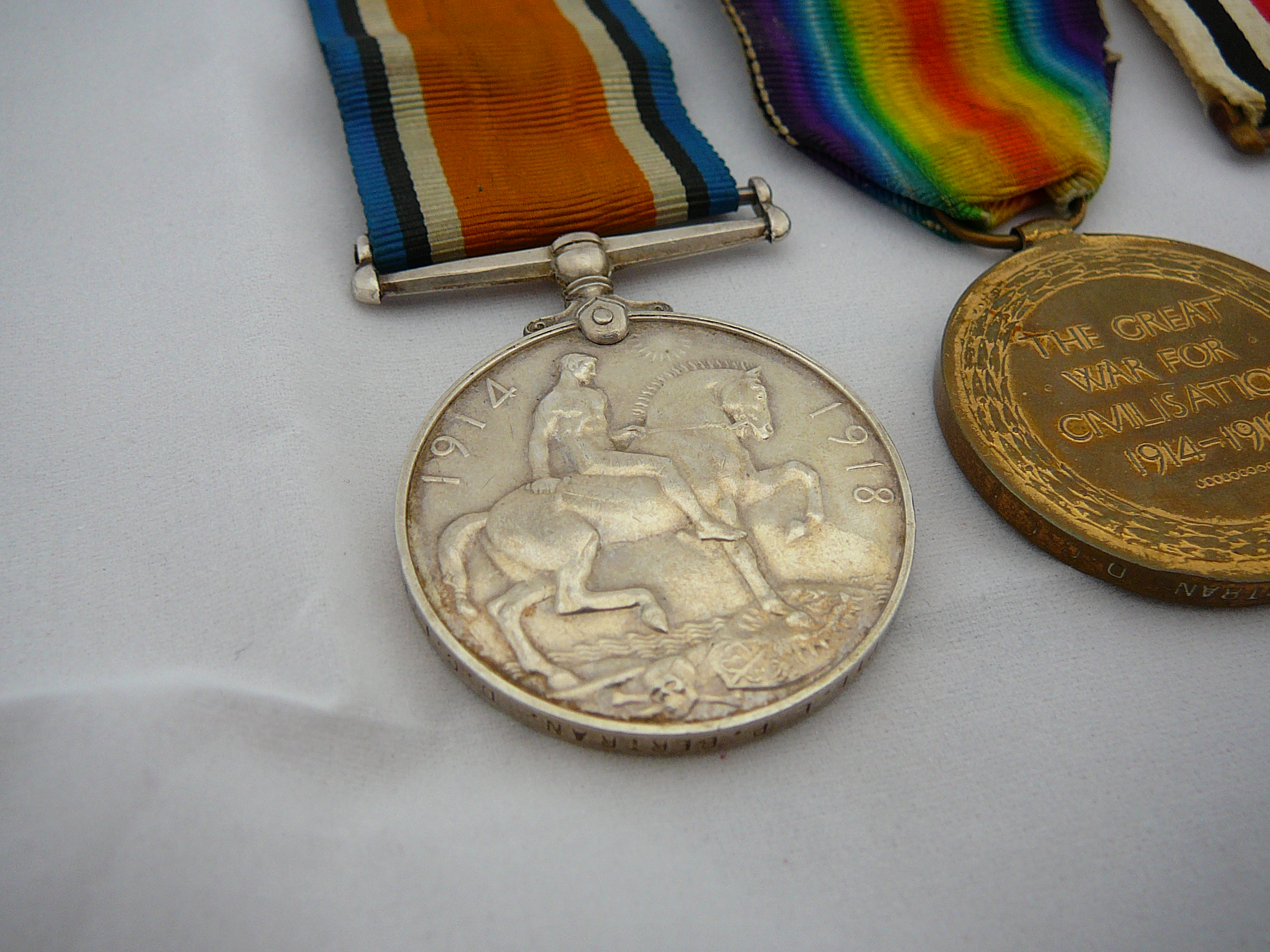 WW1 medal group and Christmas ration tin - Image 23 of 27