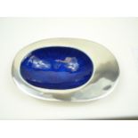 Retro aluminium and enamel dish