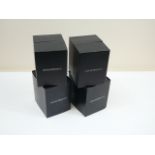 4 x Emporio Armani watch boxes