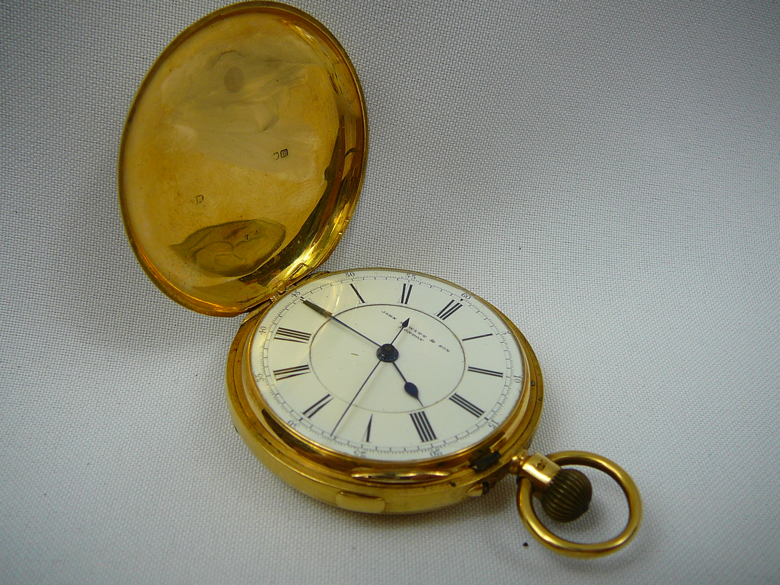 Gents 18ct Hunter pocket watch - Image 2 of 8