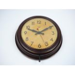 Smiths Art Deco Bakelite case 'Sectric' wall clock