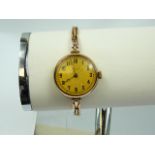 Ladies rose gold vintage Rolex wrist watch