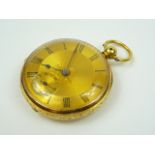 Gents gold pocket watch