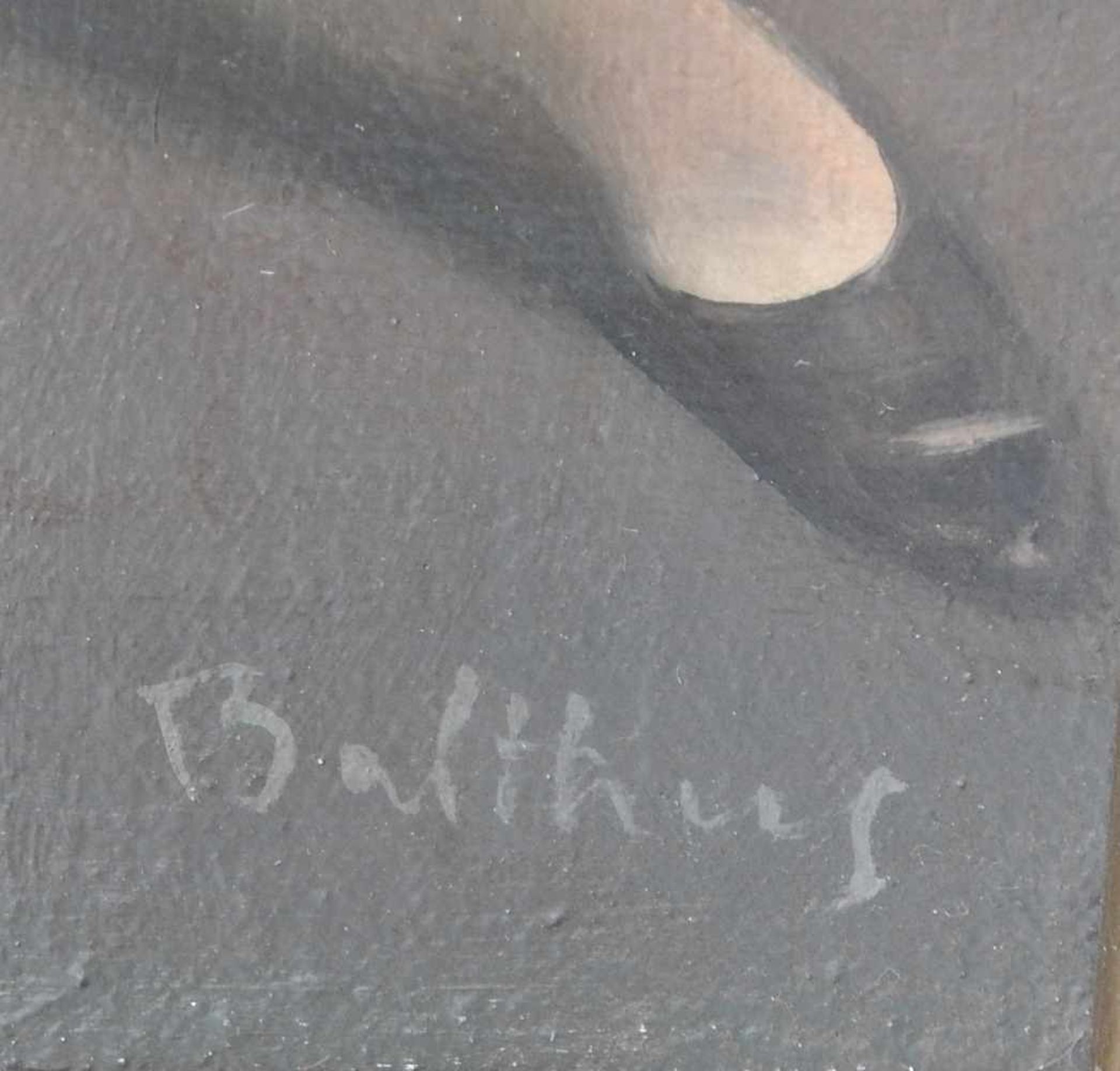 "Großmutter, Mutter und Kind", Öl auf Leinwand, signiert Balthus, Kopie des 20.Jahrhunderts, - Bild 5 aus 5