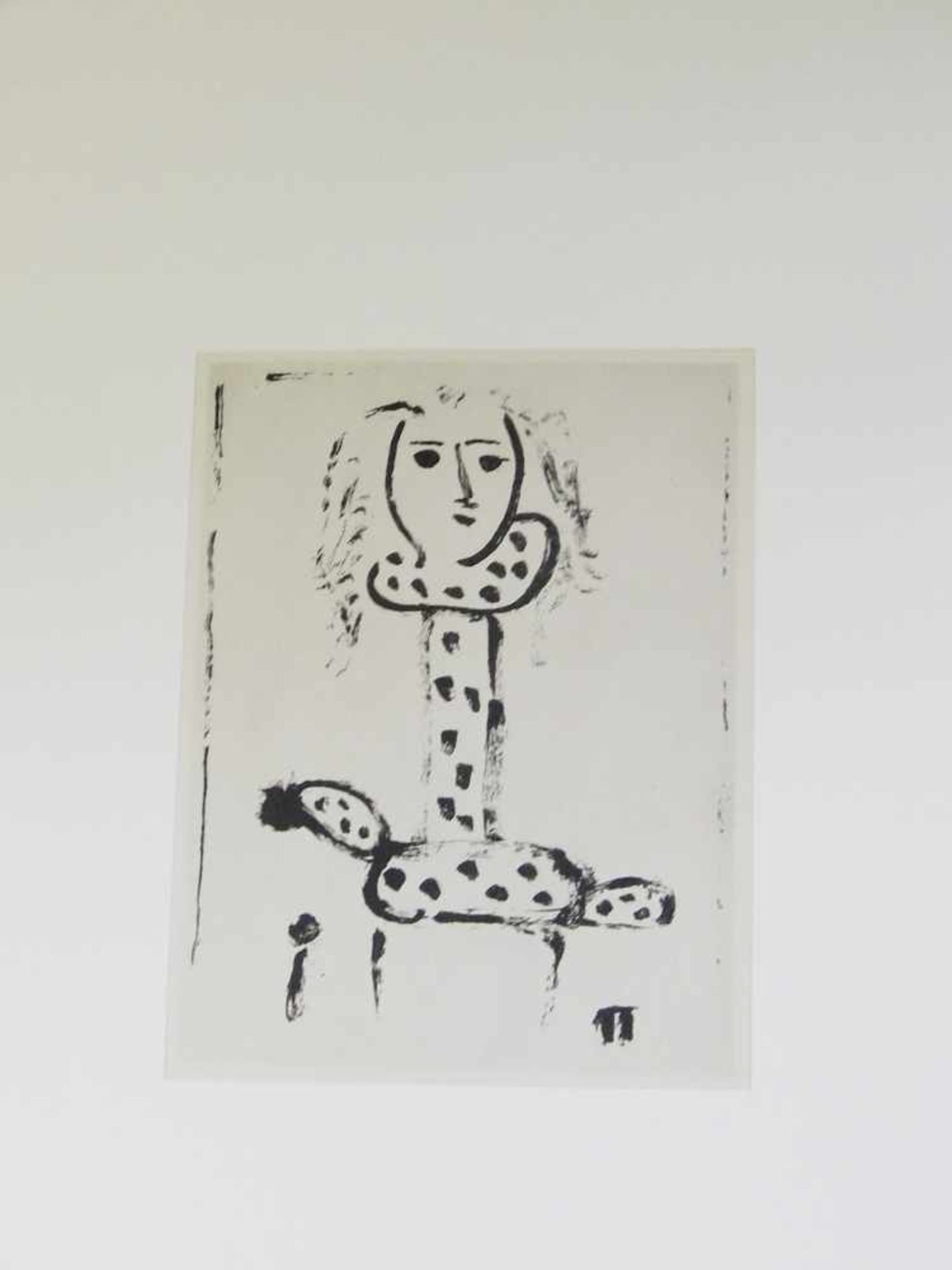 Pablo Picasso(1881-1973) Konvolut 3 Lithographien:"Femmes au Fauteuil", "Tete de jeune femme" und " - Bild 2 aus 4