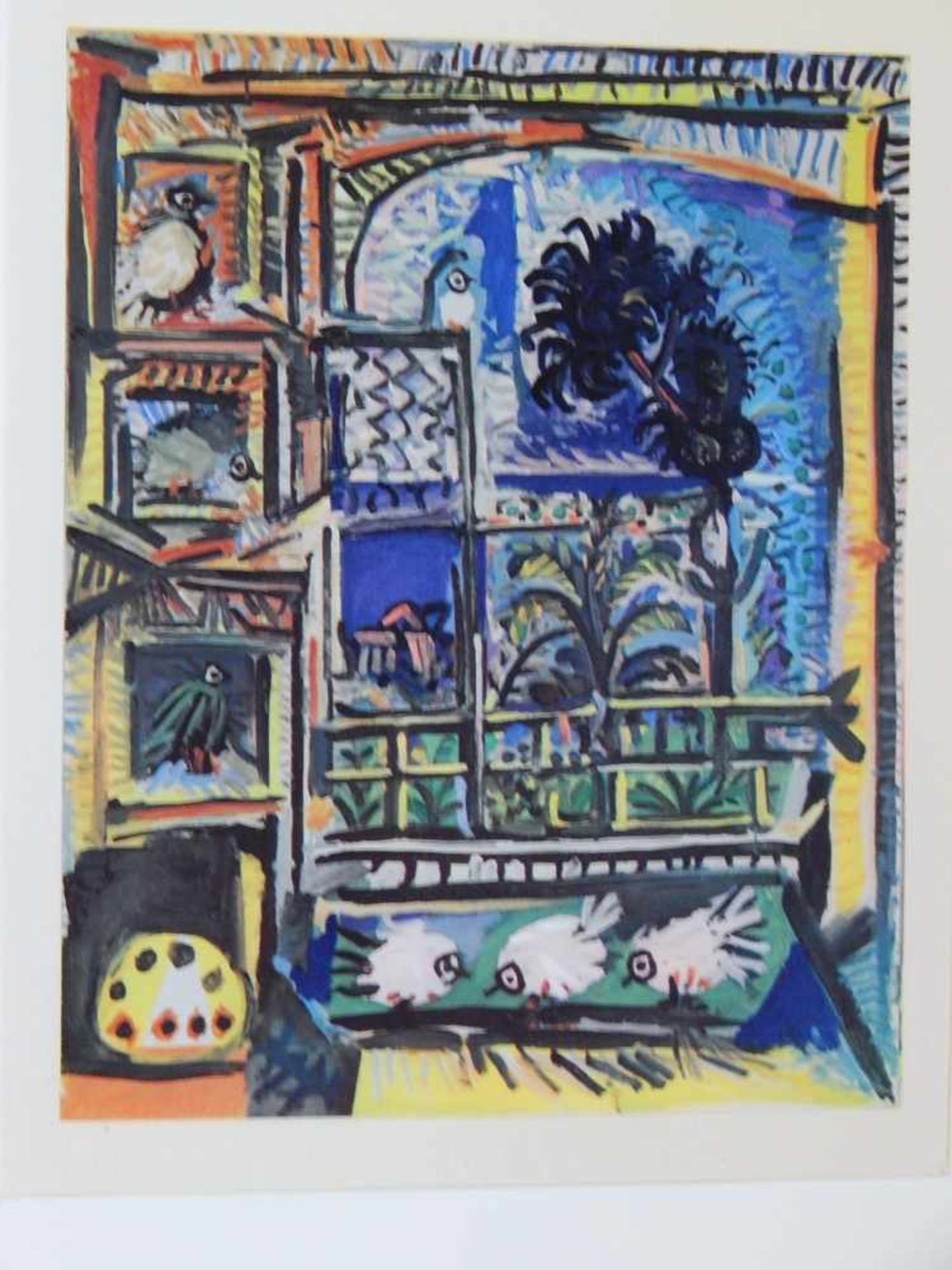 Pablo Picasso(1881-1973) "Les menines", Farbheliogravure, Vergl. Cramer 1997, Draeger Freres 1958,