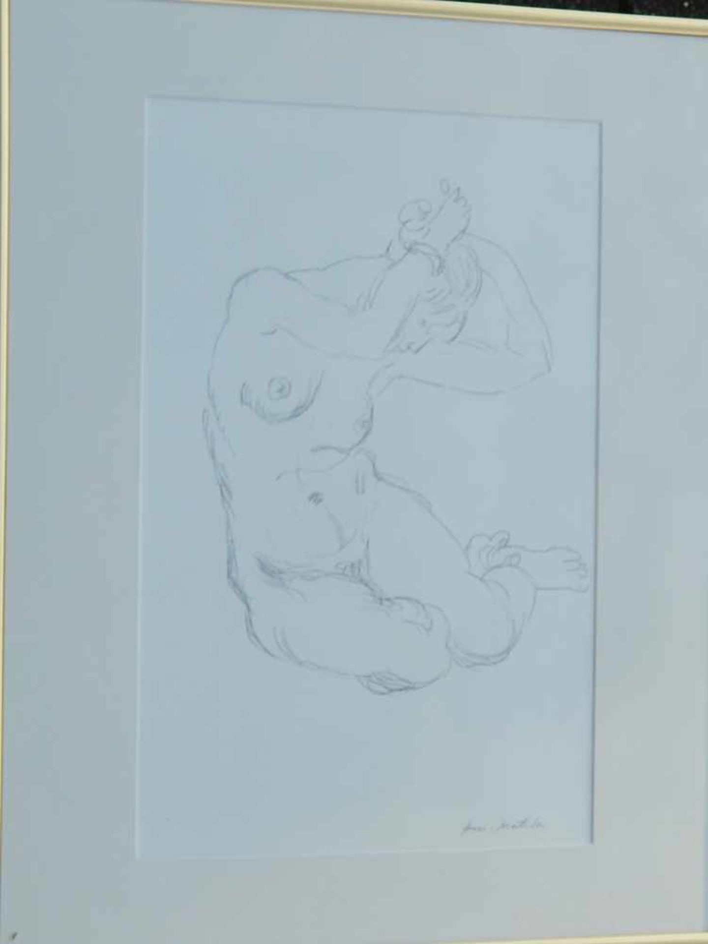 Henri Matisse(1869-1954)"Nu", Lithographie, im Stein signiert, Mourlot, Paris, Bildauschnitt 38,