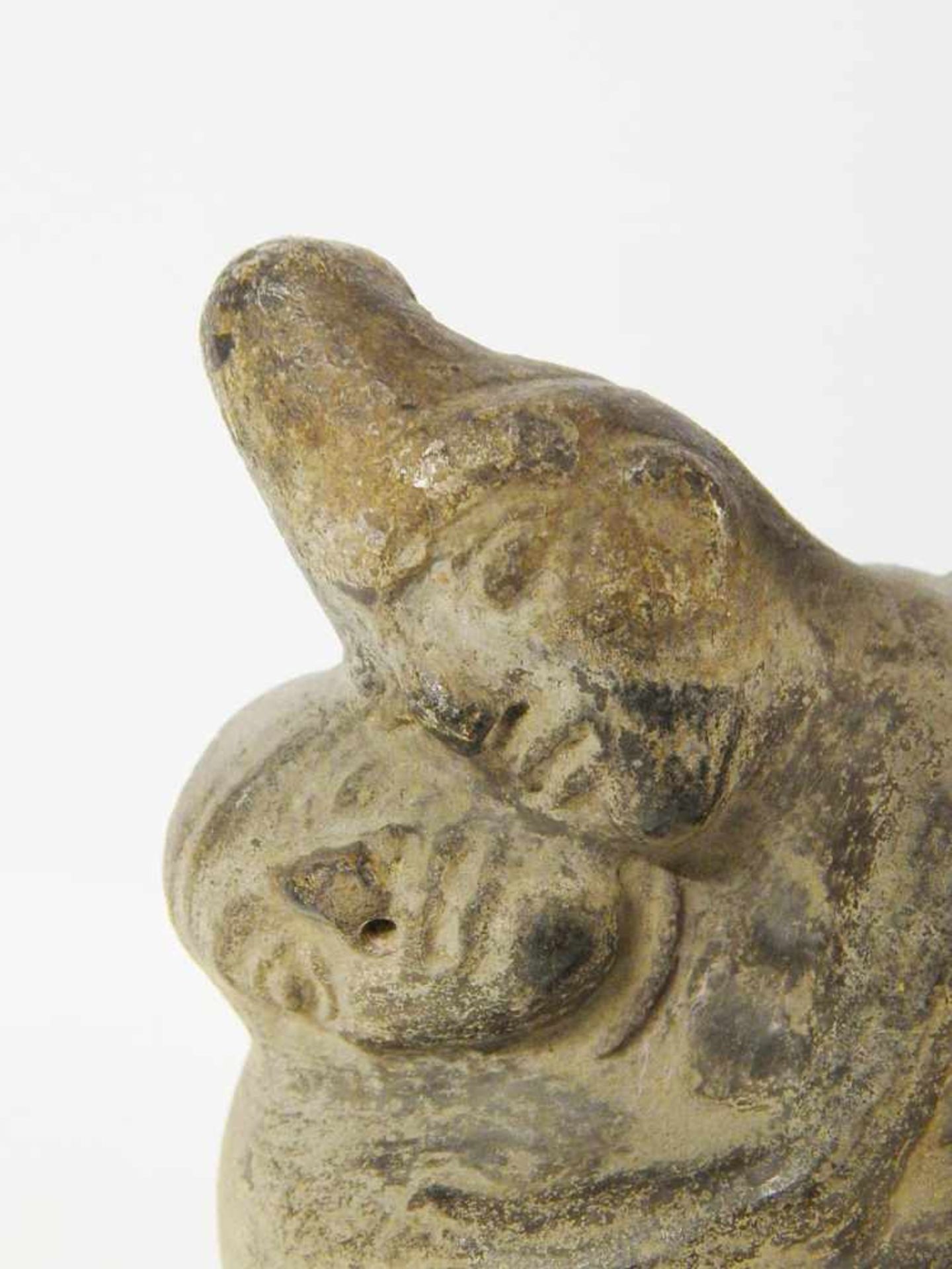 Trinkgefäß, Terracotta, Höhe ca. 17cm, Peru, 19./20.Jahrhundert - Bild 2 aus 5