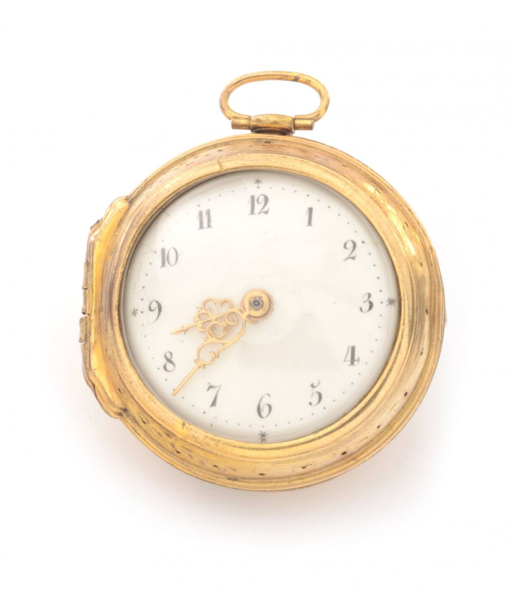 TASCHENUHR MIT ZWEI SCHLÜSSELNEngland, London, T. Gardnerca. 1750Taschenuhr mit Gehäuse aus