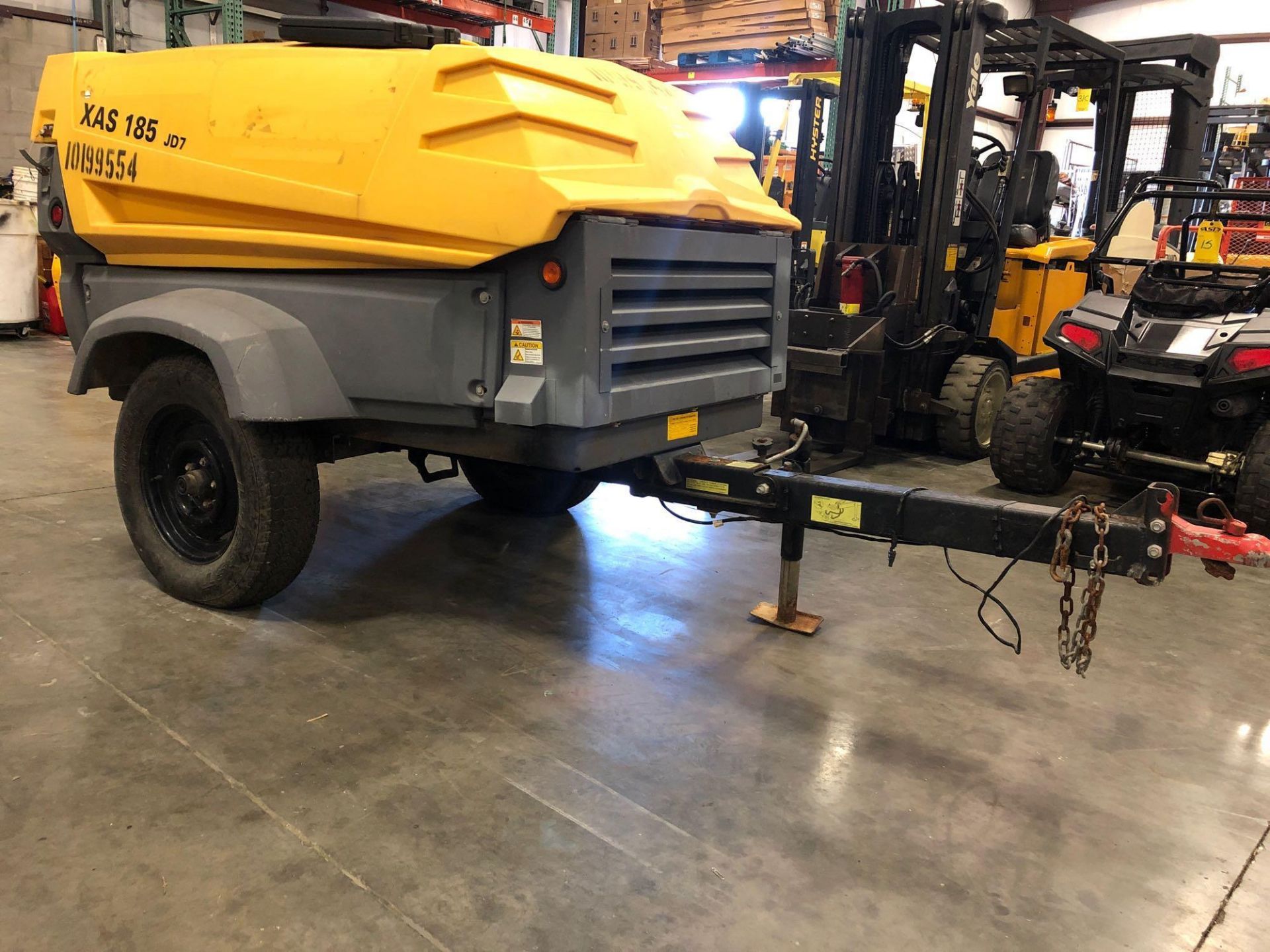 2013 ATLAS COPCO TRAILER MOUNTED AIR COMPRESSOR - Image 5 of 7