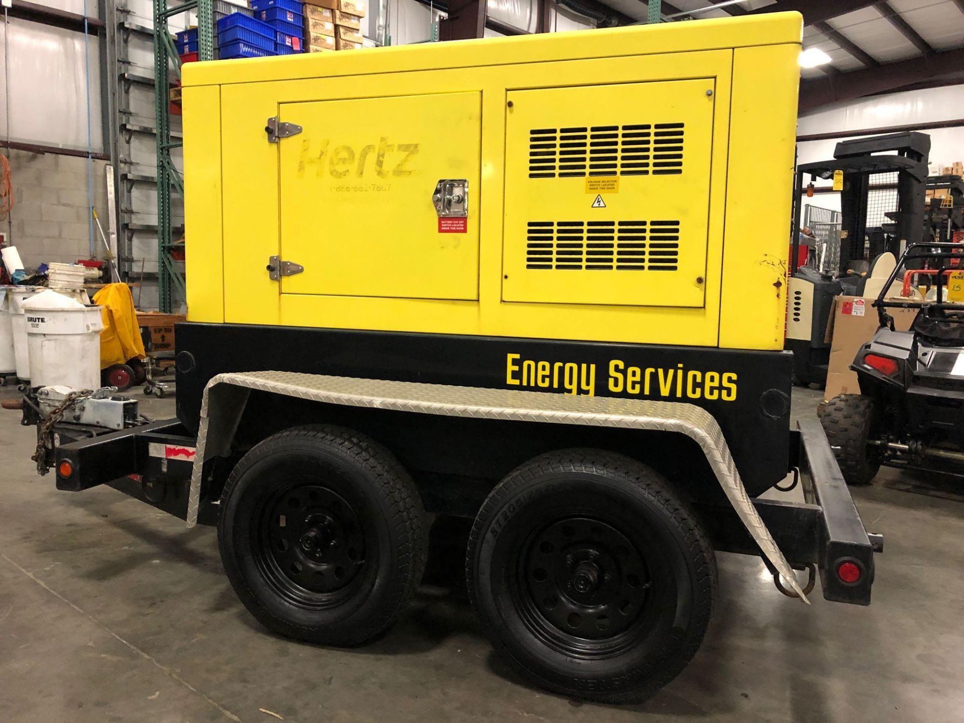 HI POWER TRAILER MOUNTED GENERATOR - Image 3 of 9