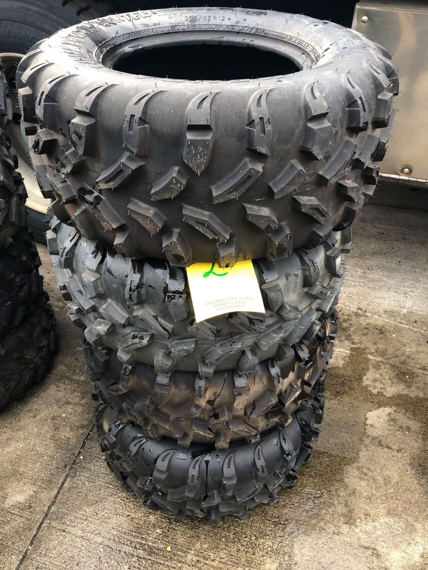 SET OF NEW TIRES 25 x 10R12