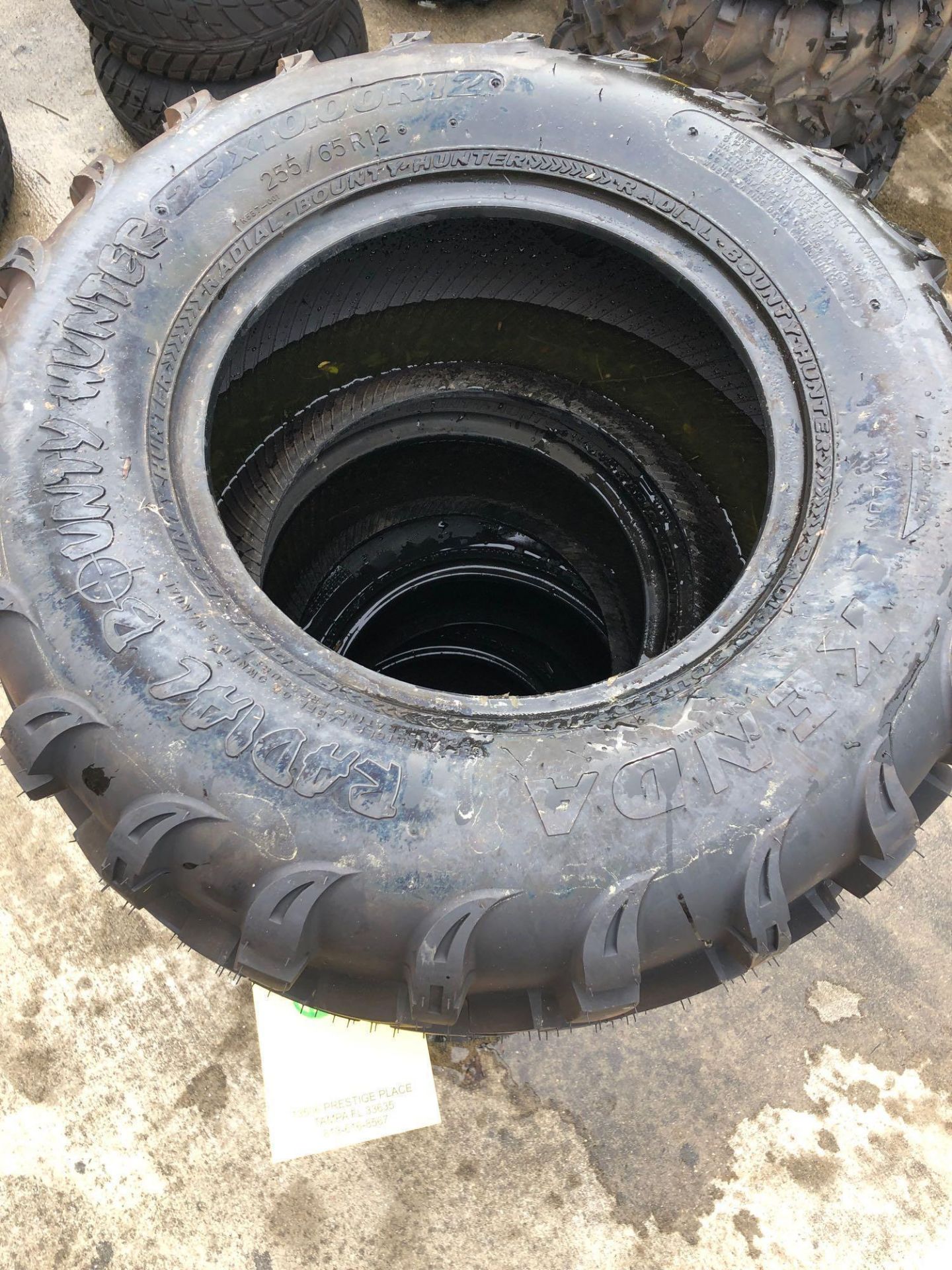 SET OF NEW TIRES 25 x 10R12 - Image 2 of 2