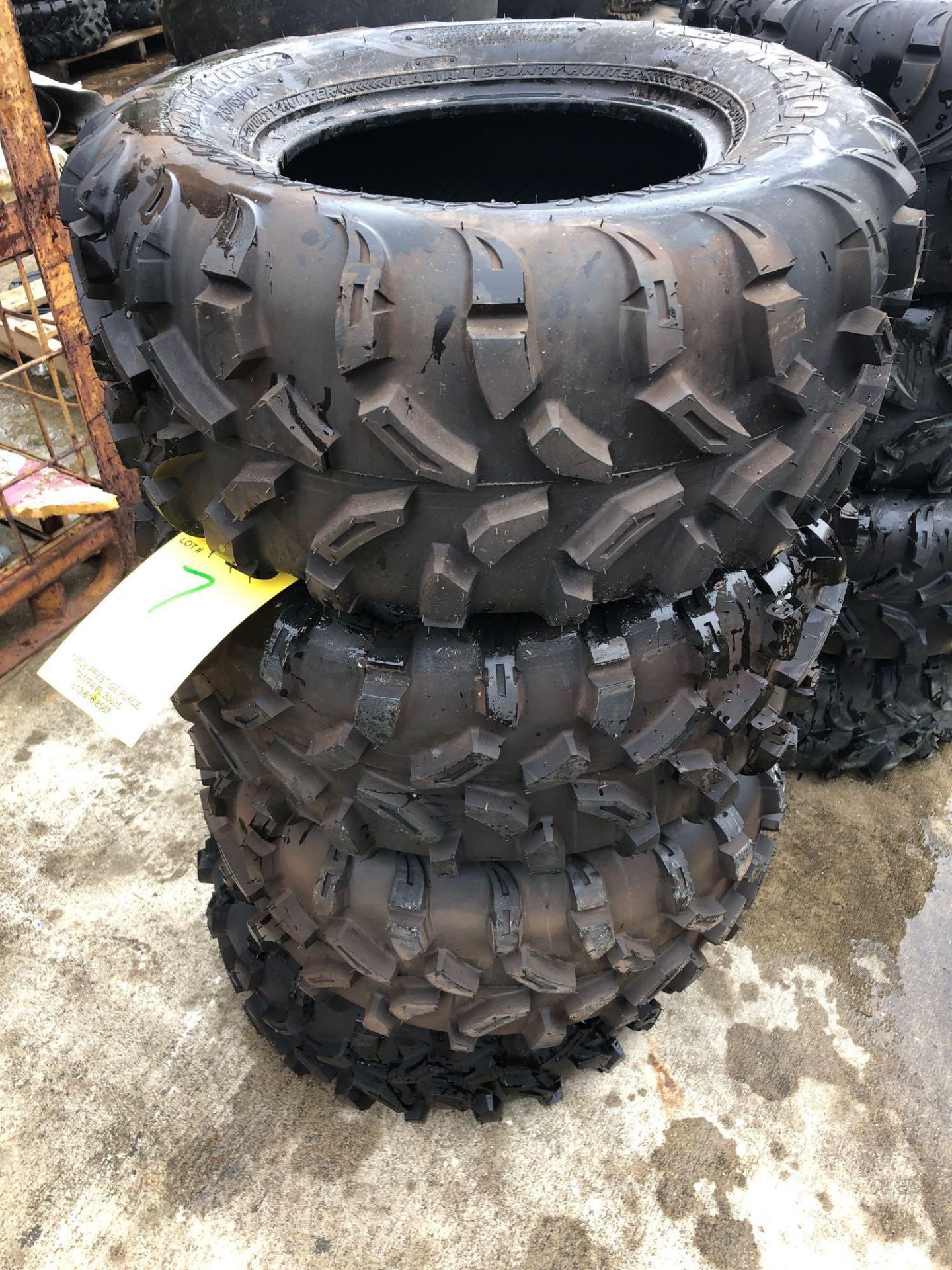 SET OF NEW TIRES 25 x 10R12