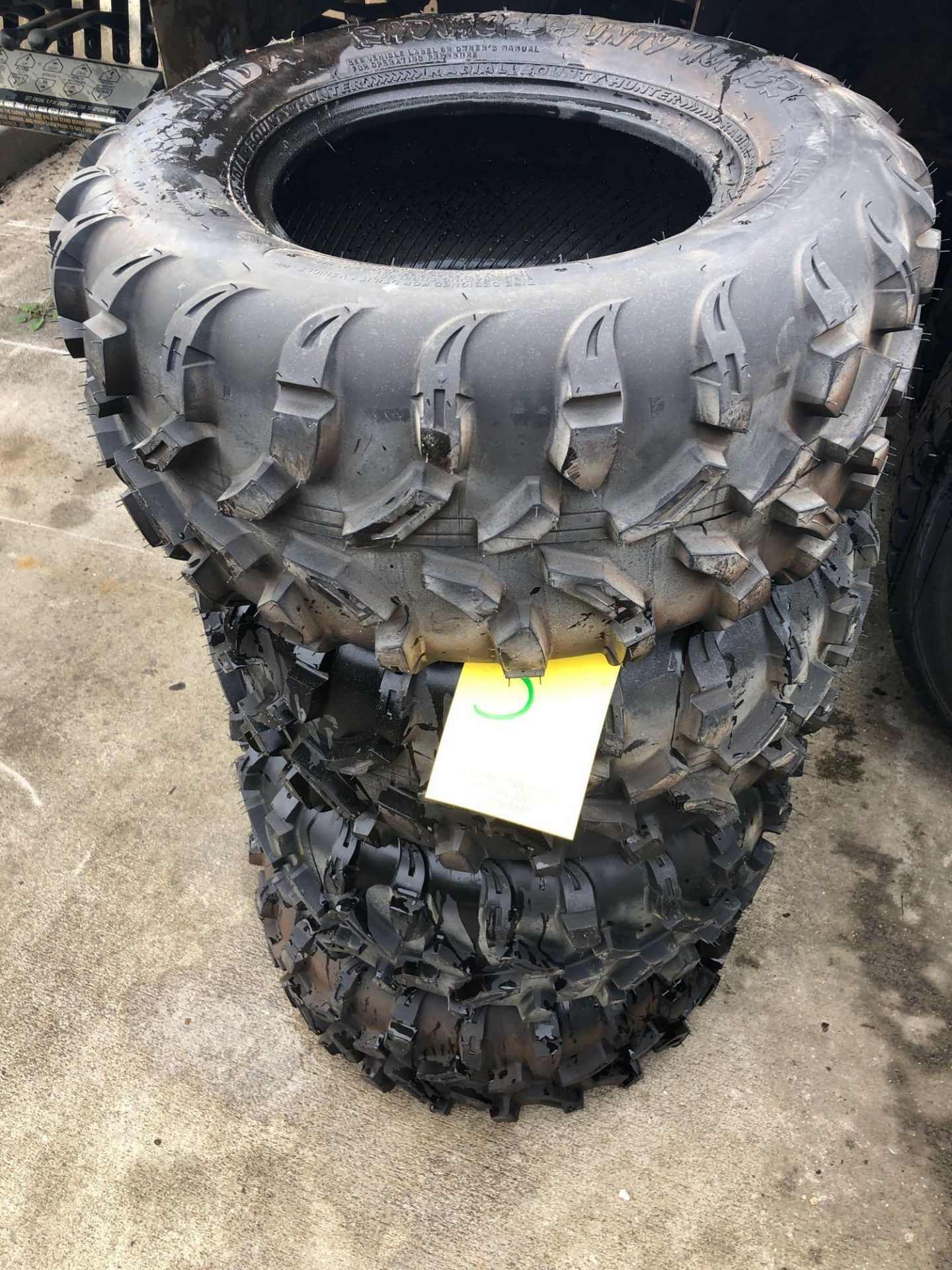 SET OF NEW TIRES 25 x 10R12