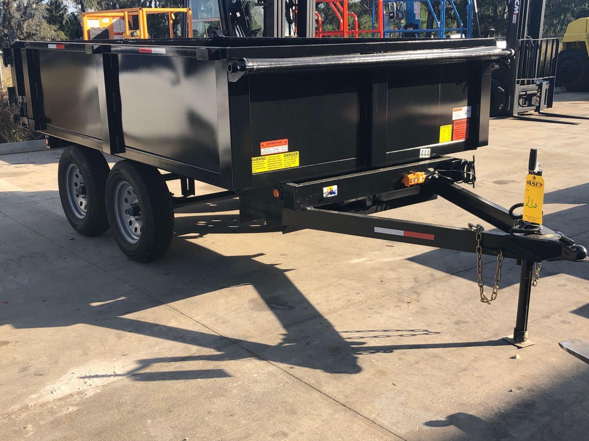 2019 SS DUMP TRIALER W/ ELECTRIC REMOTE, DUAL AXLE, 7,000 LB GVWR - Image 2 of 11