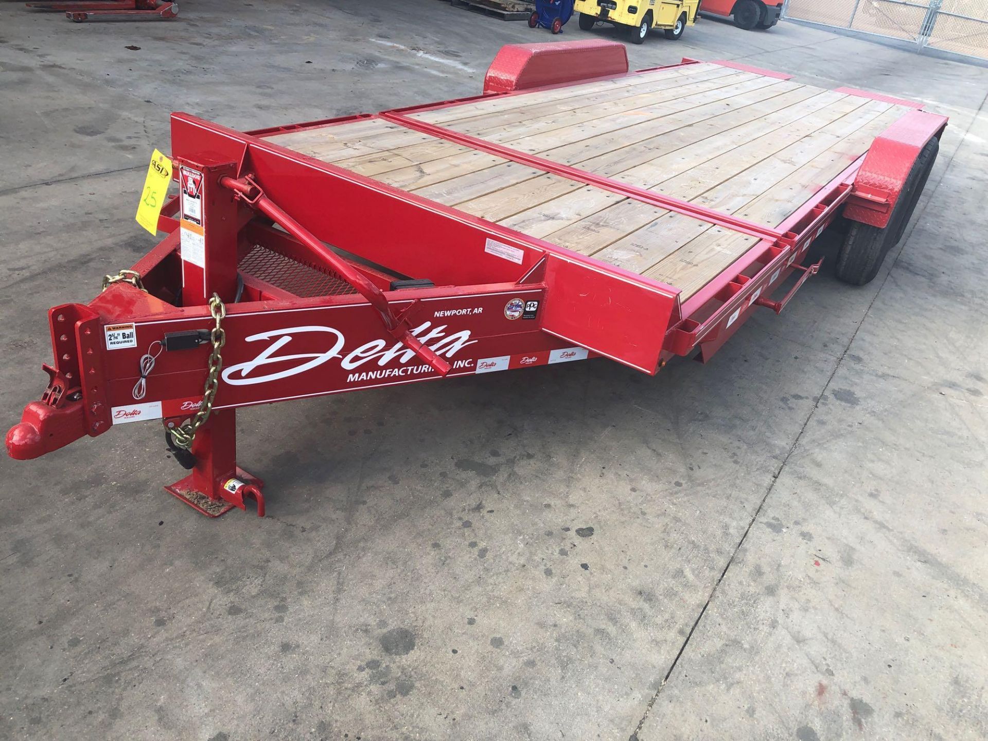 2019 DELTA 20' BUMPER TILT TRAILER, 16' TILT DECK, 14,000 LB GVWR - Image 3 of 6