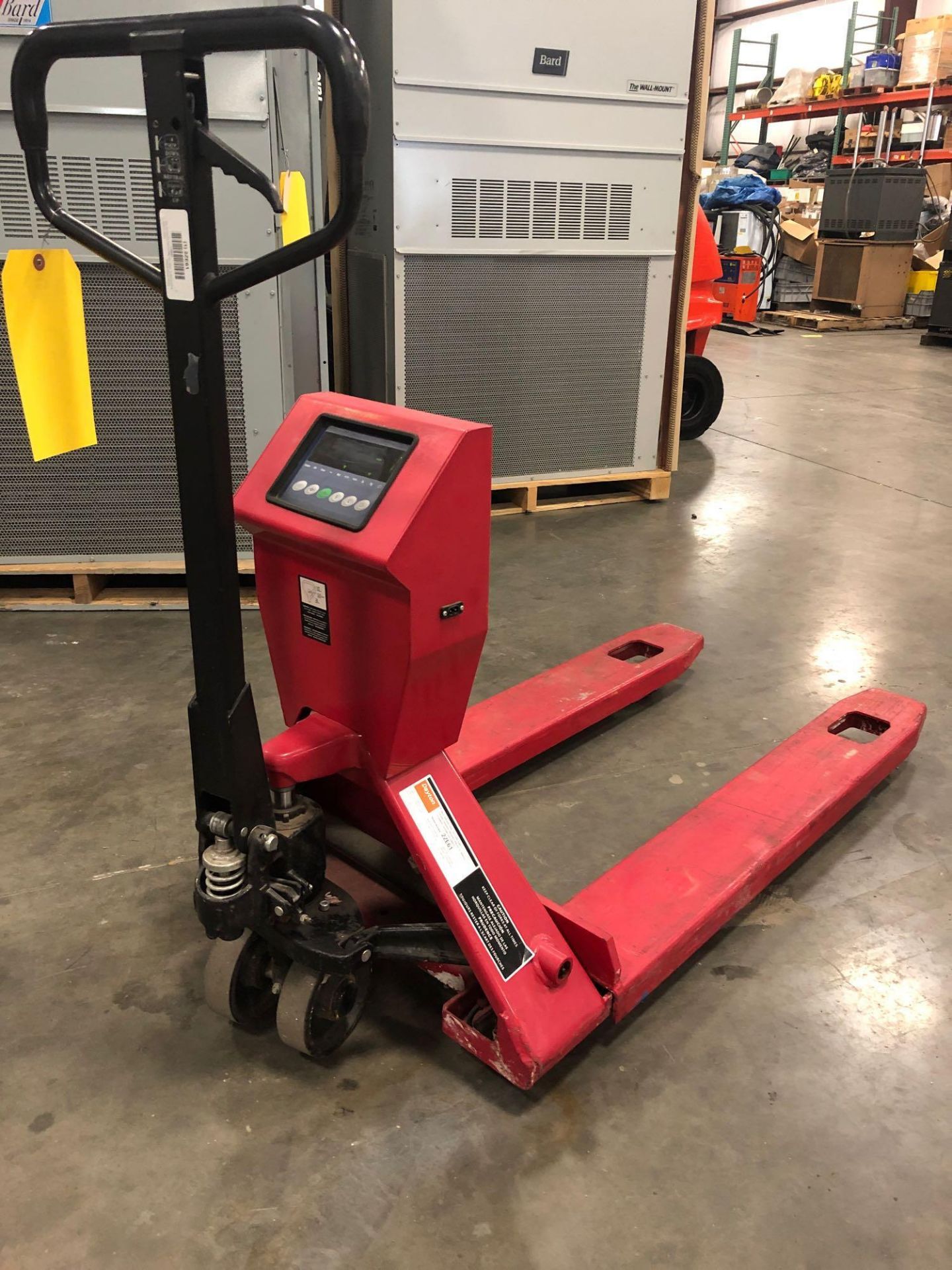 DAYTON PALLET JACK W/ BUILT IN SCALE, 4,400 LB CAPACITY, MODEL 2ZE61