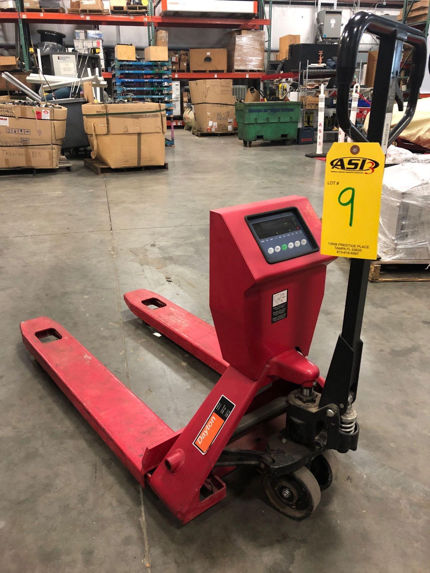 DAYTON PALLET JACK W/ BUILT IN SCALE, 4,400 LB CAPACITY, MODEL 2ZE61 - Image 2 of 4