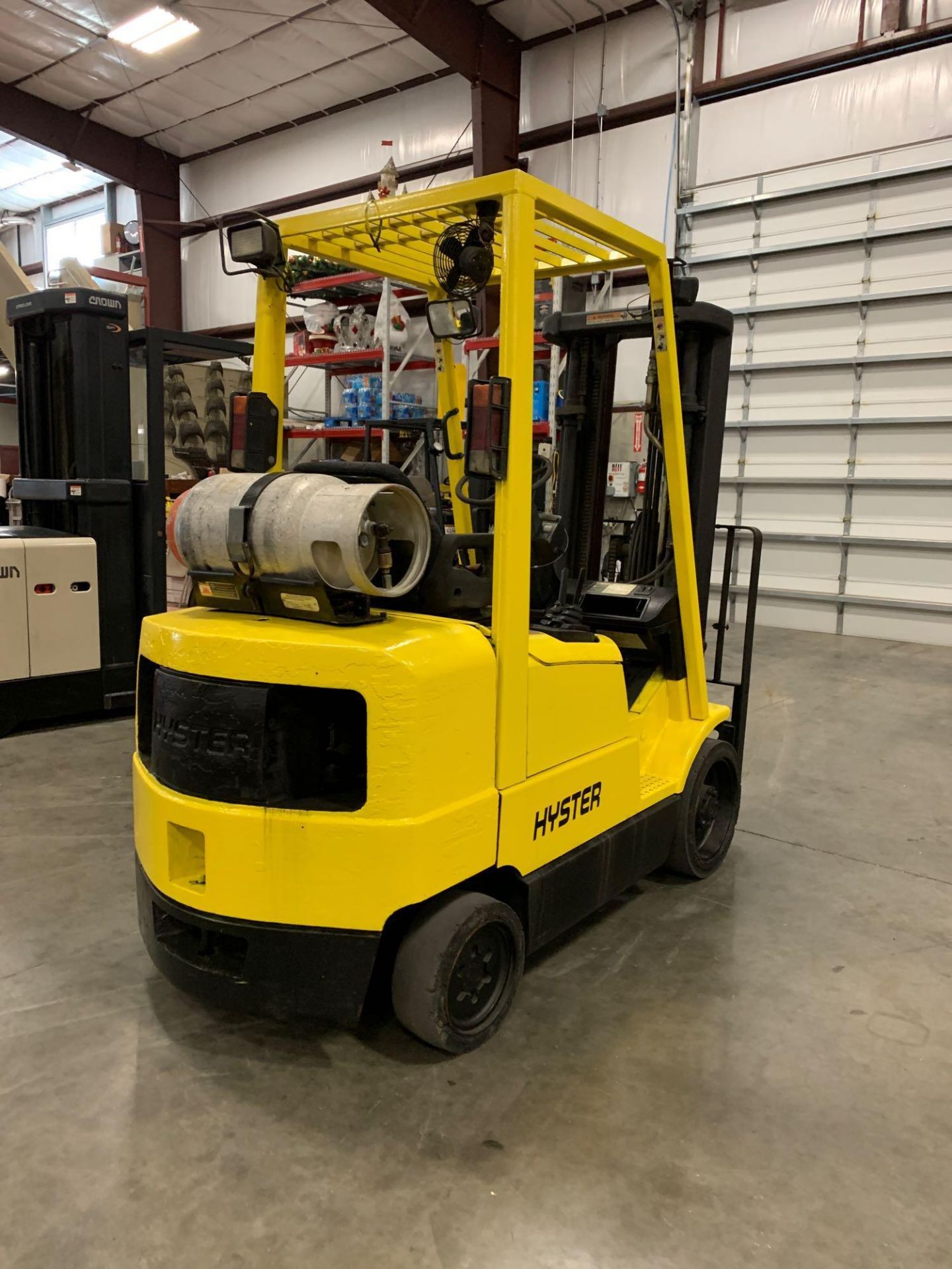 HYSTER LP FORKLIFT MODEL S50XM, 5,000 LB CAPACITY - Image 3 of 8