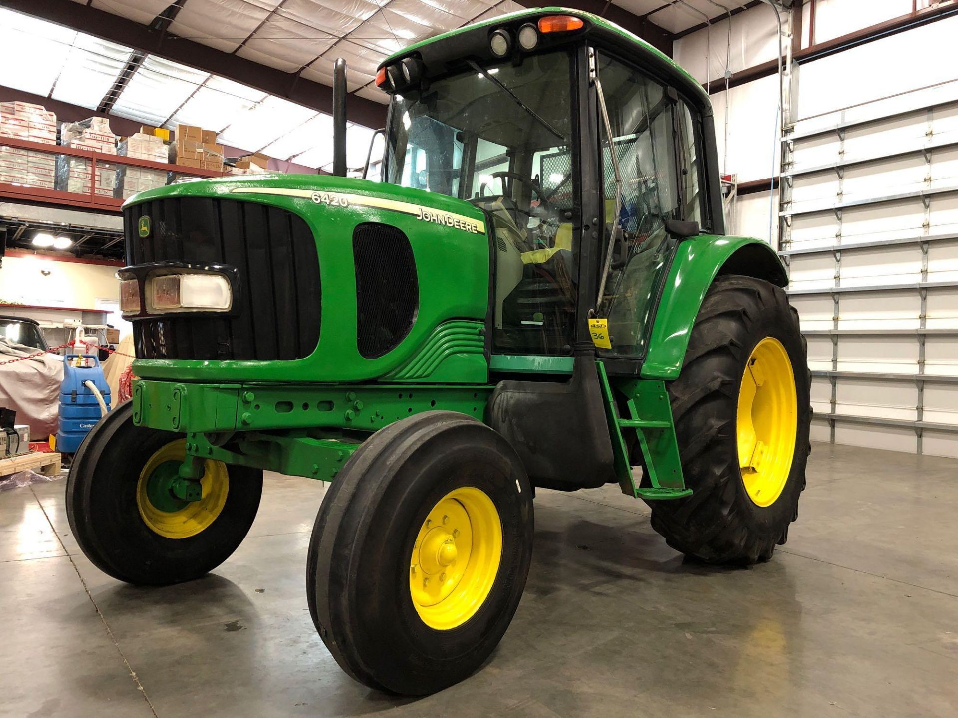 JOHN DEERE 6420 ENCLOSED CAB TRACTOR