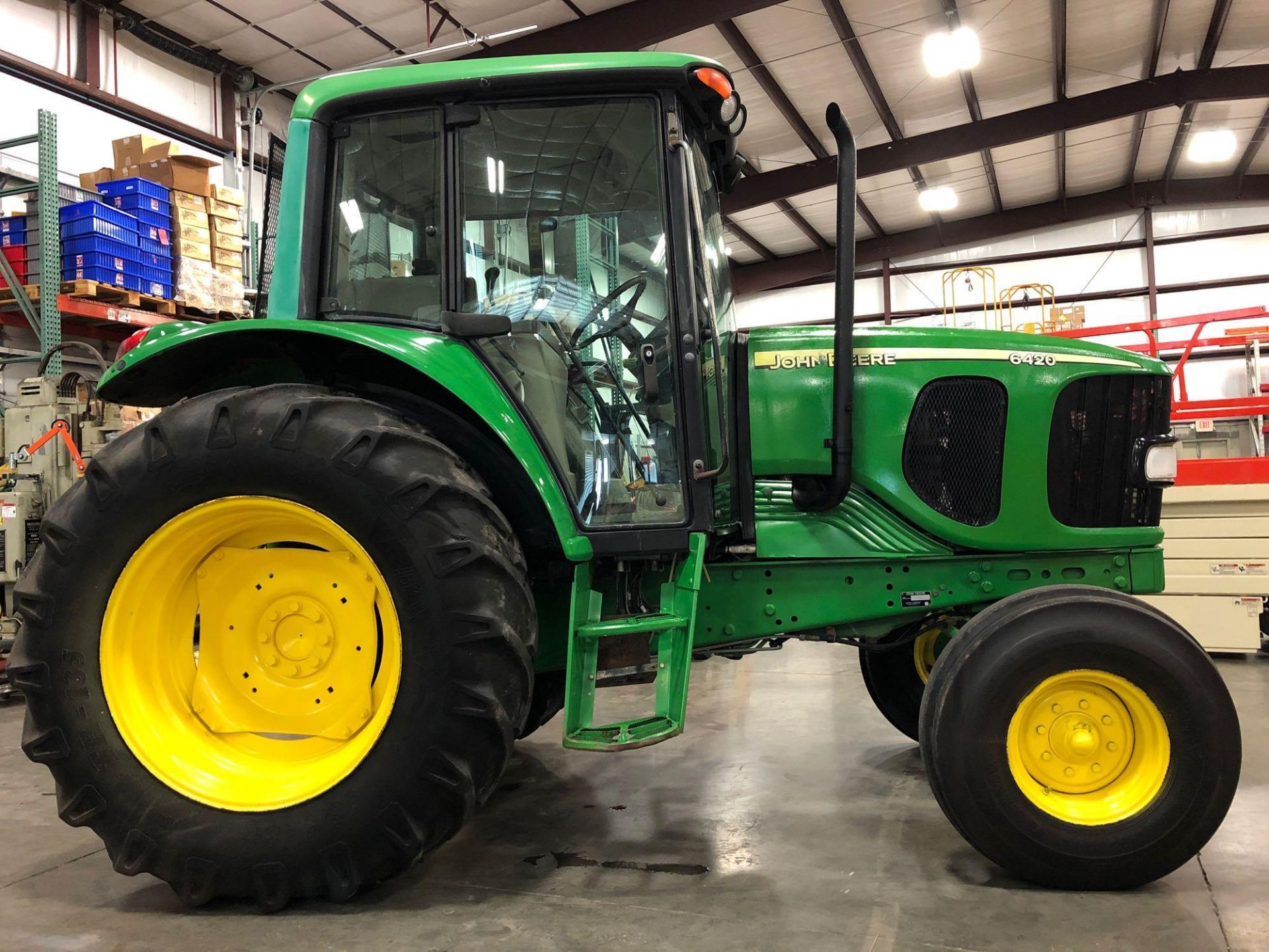 JOHN DEERE 6420 ENCLOSED CAB TRACTOR - Image 6 of 13