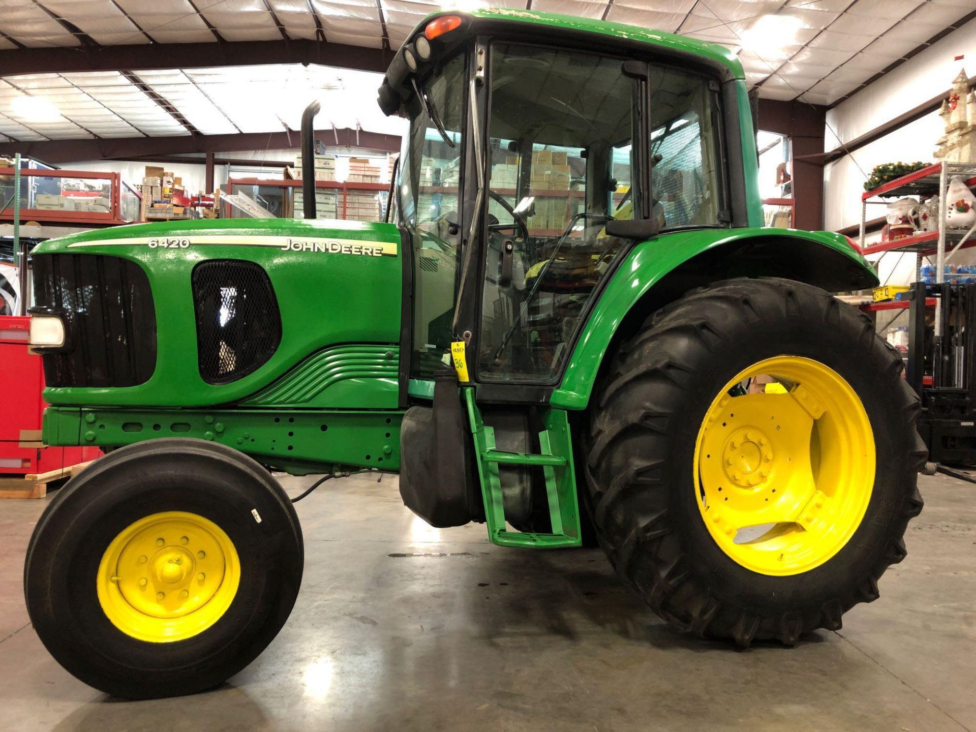 JOHN DEERE 6420 ENCLOSED CAB TRACTOR - Image 2 of 13