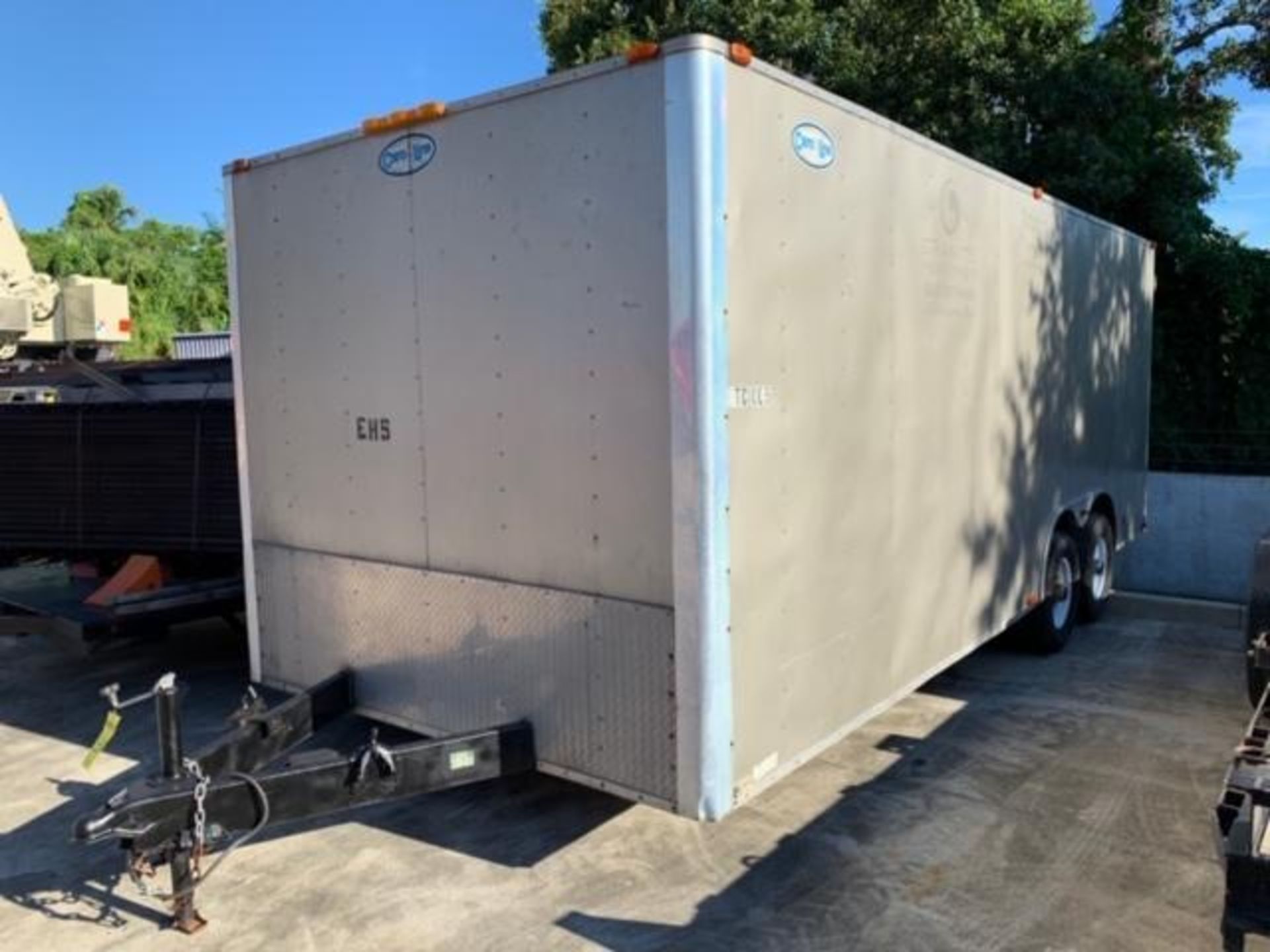 2007 20' CARGO TRAILER, 8' WIDE, DUAL 4,995 LB AXLES, 9,990 GVWR