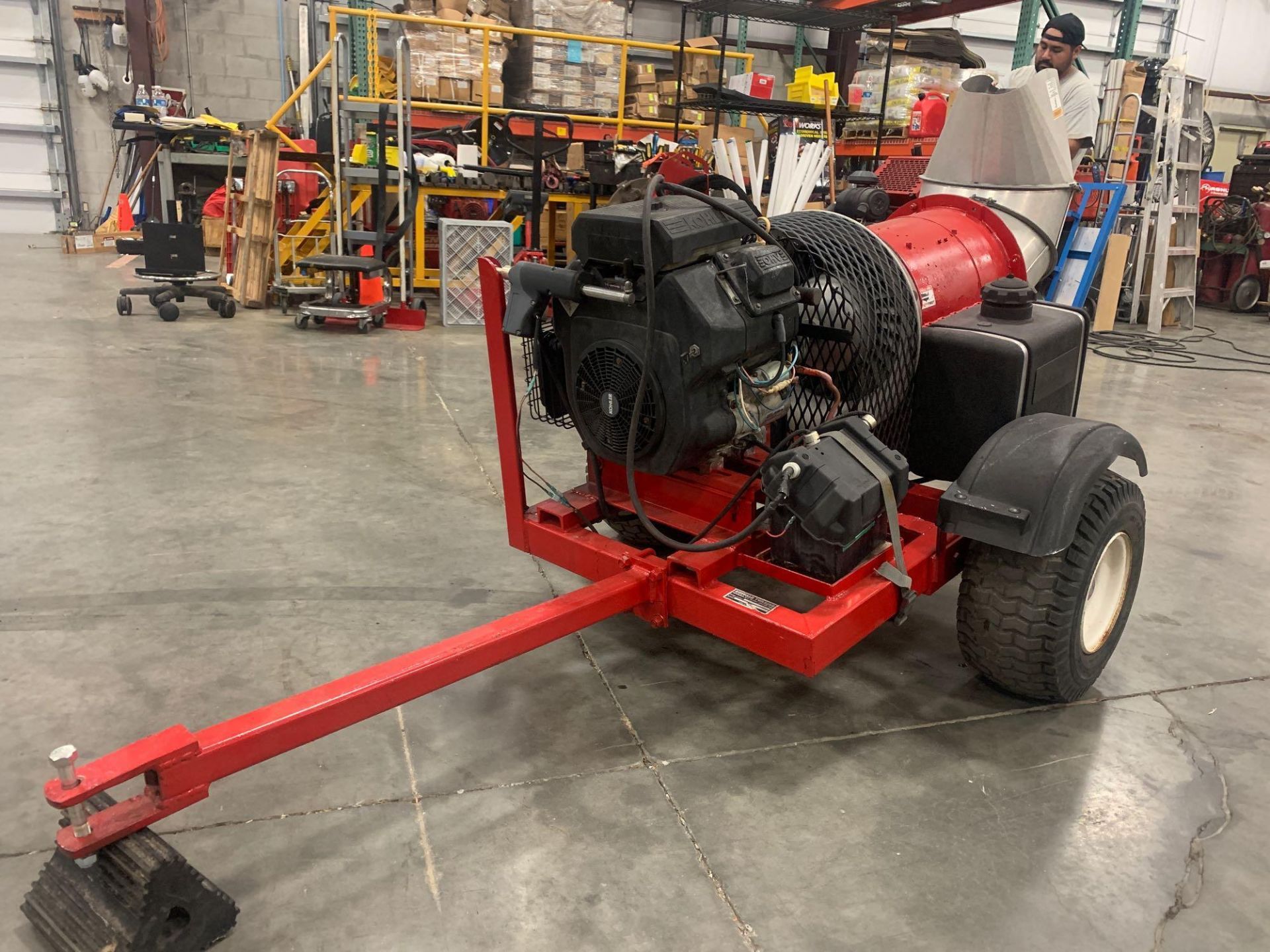 BUFFALO TURBINE BLOWER WITH REMOTE, TRAILER MOUNTED - Image 2 of 4