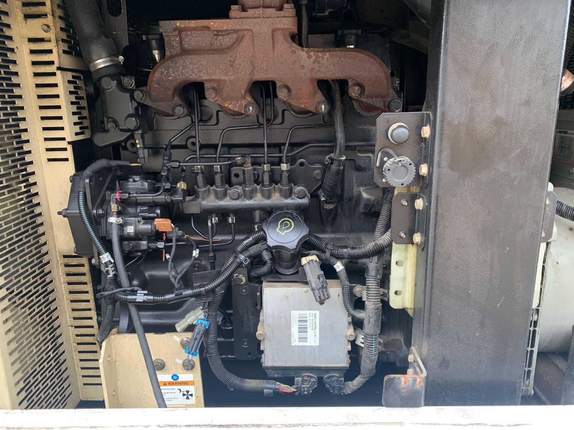 DOOSAN INGERSOLL RAND G70 GENERATOR, TRAILER MOUNTED, JOHN DEERE DIESEL, - Image 3 of 8