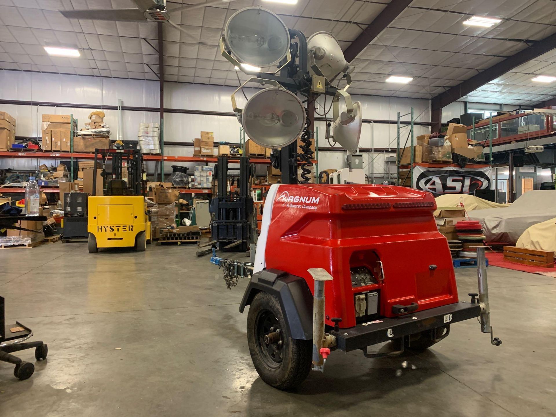 2015/16 MAGNUM GENERAC 6KW DIESEL GENERATOR WITH LIGHT TOWER, TRAILER MOUNTED - Image 3 of 5