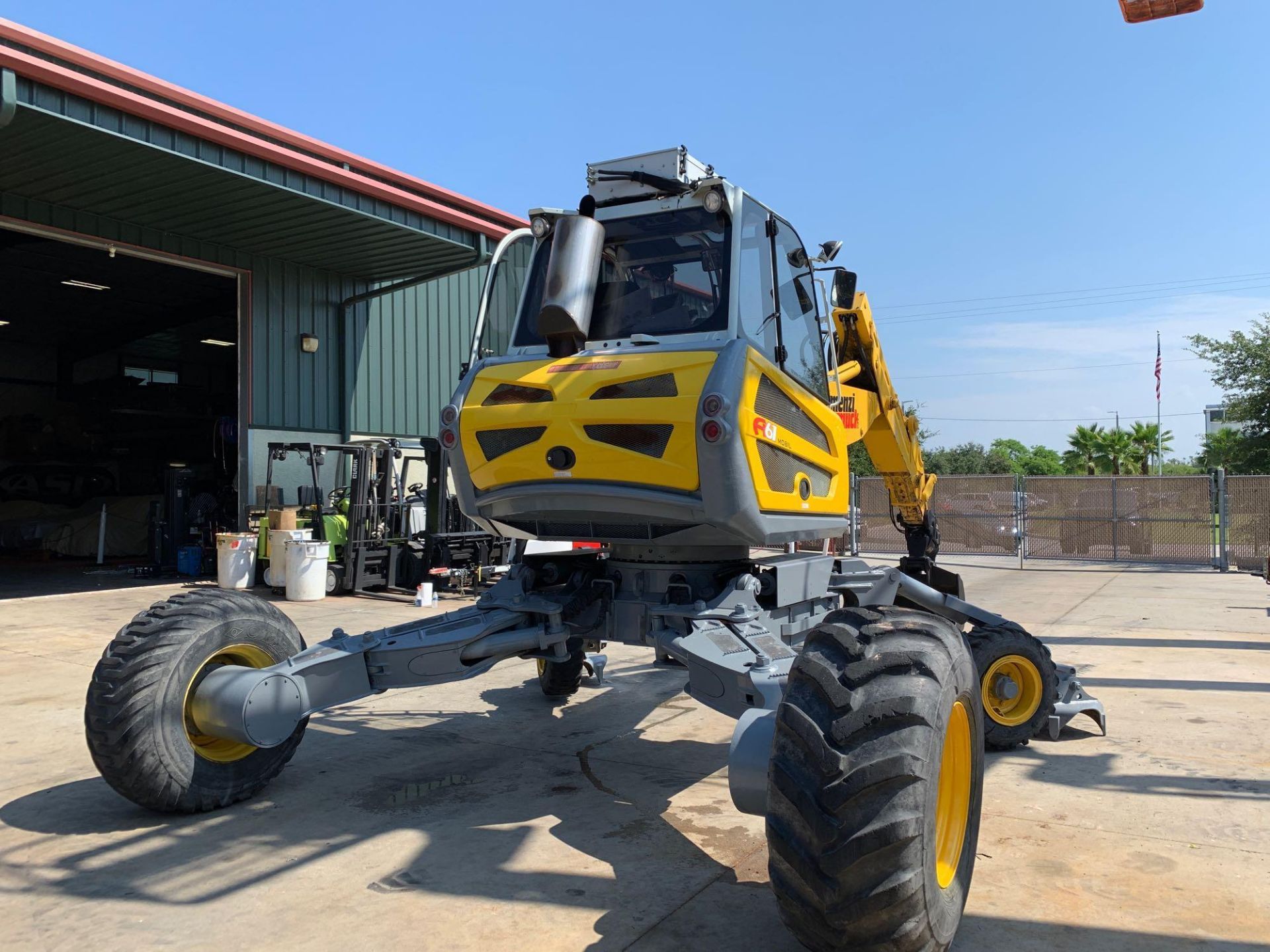 2011 MENZI MUCK A61C MOBIL EXCAVATOR, CLIMBING, GRAPPLE FEET/OUTRIGGERS, DIESEL, EXTENDABLE BOOM, A/ - Image 15 of 16